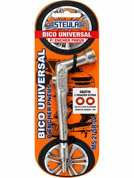 Bico Universal Para Encher Pneus - Espiga Mang 1/4 Ms21-sr-01